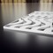 Ekena Millwork Extra Small Parker Decorative Fretwork Wall Panels in Architectural PVC, 7 3/8"W x 7 3/8"H x 3/8"T WALP08X08PKR - alternate 3